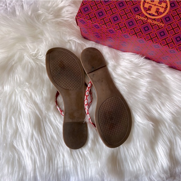 Tory Burch Daisy Flip Flops sz 9 - Picture 3 of 7